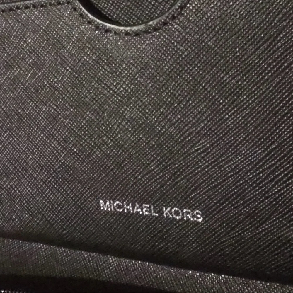 Michael Kors Black Long Wallet with Silver Eyelets NWOT